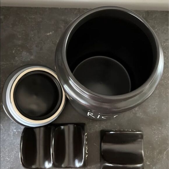 Rae Dunn Black Rice + Tacos Set - Picture 3 of 4